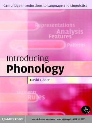 cover image of Introducing Phonology